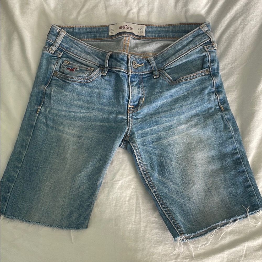 Hollister Women's cut off Denim Shorts size 3